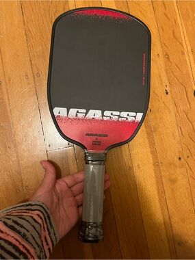JOOLA Agassi Edge 16mm pickleball paddle racket carbon fiber NEW PICKLE ball